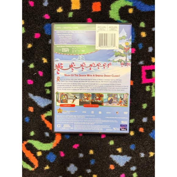 Mickey's Christmas Carol 30th anniversary edition dvd - Picture 2 of 3